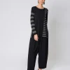 Pull over black&grey