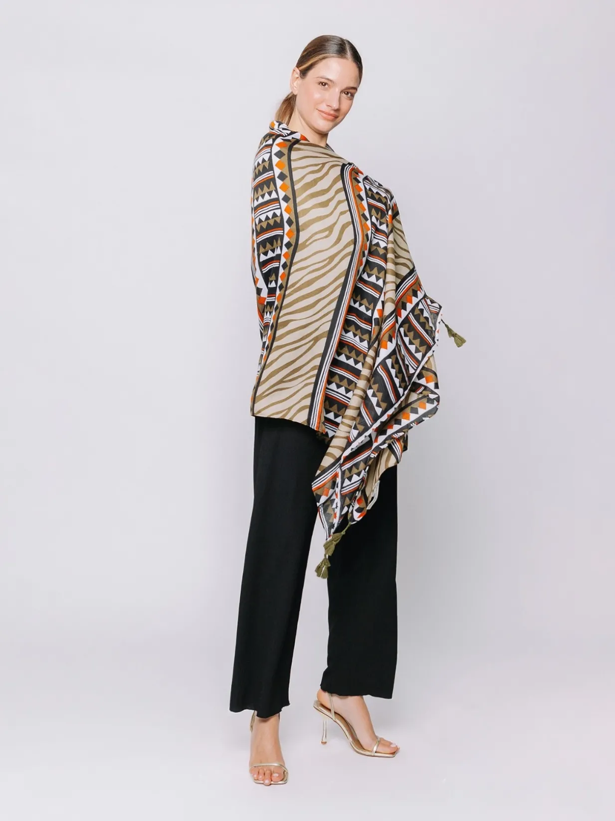 Sciarpa boho-chic senza tempo