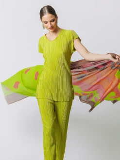 Sciarpa in cotone con stampa POP ART