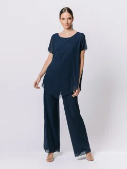 T-shirt in chiffon