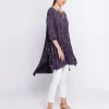 T-shirt lunghezza maxi STAMPA ASTRATTA