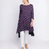 T-shirt lunghezza maxi STAMPA POIS