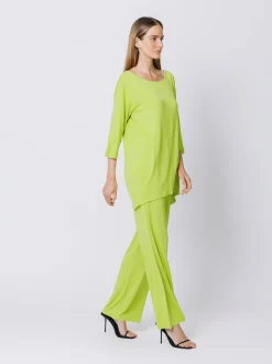 T-shirt ovetto VERDE ACIDO