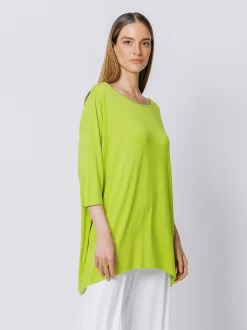 T-shirt ovetto VERDE ACIDO