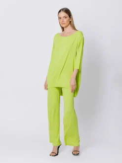 T-shirt ovetto VERDE ACIDO