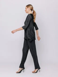 T-shirt regular fit in plissé